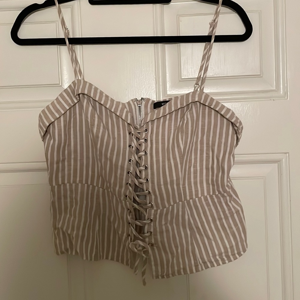 Miss Me cropped shirt
